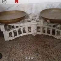 ترازو قدیمی 30 کیلویی کفه برنجی کاملا سالم