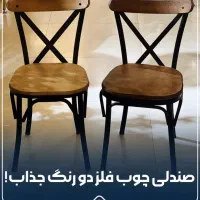 صندلی / تشریفاتی ، چوب فلز /