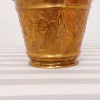 سطل برنزی قلم کاری شده