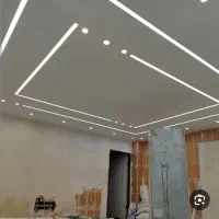 کناف .کاغذ دیواری .لاین نوری|خدمات پیشه و مهارت|اردبیل, |دیوار