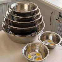 ست آبکش و لگن/ ظروف  پیرکس