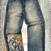 شلوار جین گلدوزی