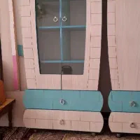 سرویس تخت و کمد و گهواره و ویترین کودک و نوجوان|تخت و سرویس خواب|فارسان, |دیوار