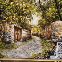 تابلو فرش ماشینی 80×65