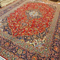 قالی ۹متری دستباف کاشان لاکی رنگ|فرش|تهران, اکباتان|دیوار