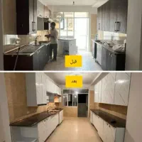 نصب برچسب کابینت‌نصب ماربل شیت نصب ببین کابینتی|خدمات پیشه و مهارت|کرج, گوهردشت|دیوار