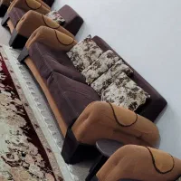 مبل 7 نفره همراه میز عسلی و میز ناهار خوری|مبلمان خانگی و میز عسلی|زاهدان, |دیوار