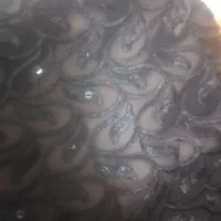 دو قواره پارچه چادری مشکی طرح دار خارجی|لباس|بروجرد, |دیوار