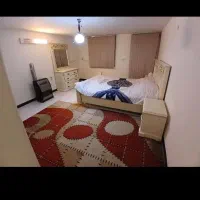 تخت خواب سرویس خواب، میز صبحانه خوری، یخچال