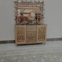 سرویس چوب ایینه ای|بوفه، ویترین، کنسول|بروجرد, |دیوار