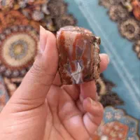 سنگ عقیق و شجر پاییزه