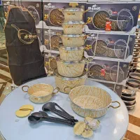 سرویس قابلمه ۲۱ پارچه ماموت|ظروف پخت‌وپز|کرج, شهرک بنفشه|دیوار