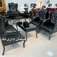 مبلمان اداری/نیمست دفترکارزیبامدل کویین منبت مشکی