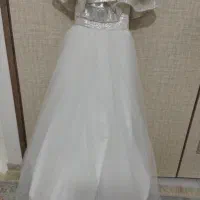 لباس مجلسی لباس عروس بچگانه نو|لباس|کرمانشاه, |دیوار