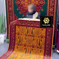 فرش بلوچی نقشه درختی ۷۰۰شانه ۱۲/۹/۶ متری و قالیچه|فرش|قم, باجک دو|دیوار