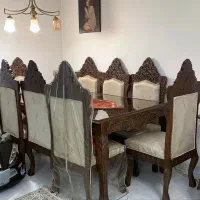 فروش سرویس مبل و میز نهار نخوری هشت نفره