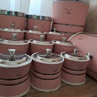 لوازم ست آشپزخانه  ، جا چایی ،برنج ، شکر، قد