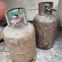 دو عدد کپسول گاز بوتان با دو عدد رگلاتور