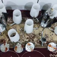 لوستر ۵ تایی|لوستر و چراغ آویز|اهواز, پردیس|دیوار