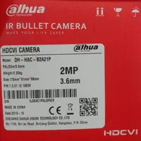 دوربین 2 مگاپیکسل بولت داهوا مدل DH-HAC-B2A21P|دوربین مداربسته|تهران, جنت‌آباد مرکزی|دیوار