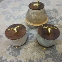 ست قندون و شکلات خوری گوزنی