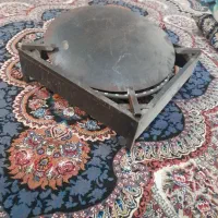 تابه و شعله نان پز