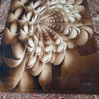 دوتا فرش فانتزی وکناره