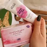 صابون لایه بردار و روشن کننده بیز وکرم روشن کننده