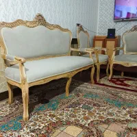 مبل سلطنتی 9 نفره|مبلمان خانگی و میز عسلی|آق قلا, |دیوار