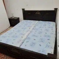 سرویس خواب بهمراه میز آرایش دوتا عسلی و دوتا کمد