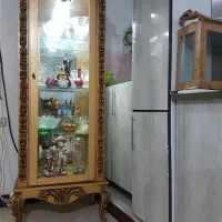 آینه کنسول سلطنتی و بوفه طلای سه طبقه|بوفه، ویترین، کنسول|سیاهکل, |دیوار
