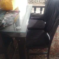 میز نهار خوری چهار نفره|میز و صندلی غذاخوری|نورآباد, |دیوار