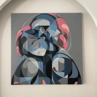 تابلو نقاشی دکوراتیو برجسته