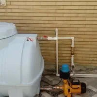 نصب پمپ و منبع