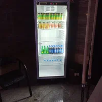 یخچال ایستاده تک درب ویترینی کاملا نو