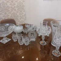 ظروف پذیرایی کریستال چک بوهمیا اصل طرح خورشیدی