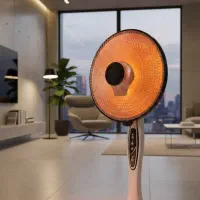 هیتر تابشی جدید پنکه ای سه حالته تایمر دار بخاری