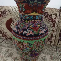 گلدان کوزه فرشی دستبافت