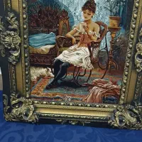 تابلو فرش ماشینی درحد نو|تابلو فرش|نورآباد, |دیوار