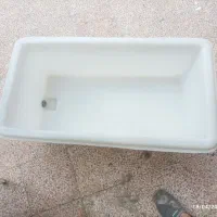 تشت پلاستیکی 4 گوشه بزرگ
