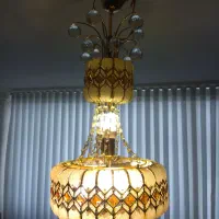 دو عدد لوستر شکیل|لوستر و چراغ آویز|قزوین, |دیوار