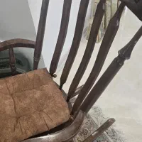 صندلی راکر چوبی