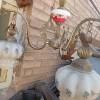 لوستر عتیقه قدیمی|لوستر و چراغ آویز|کرمان, |دیوار