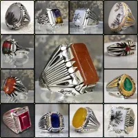 انواع انگشتر نقره مناسب هدیه روز پدر و روزمرد