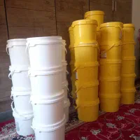 سطل خالی 5 کیلویی درب دار