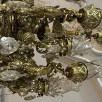 لوستر برنزی فرشته|لوستر و چراغ آویز|تهران, یاخجی آباد|دیوار