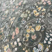 فرش۱۲ متری گلبرجسته رنگ فیلی