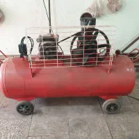 پمپ باد تک فاز تک سیلندر ۳۰۰ لیتری کمپرسور هوا