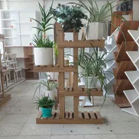 استند گل قهوه‌ای ( پله‌ای )