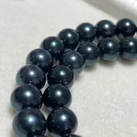 گردنبندمروارید آبی تیره اصل|جواهرات|تهران, آسمان|دیوار